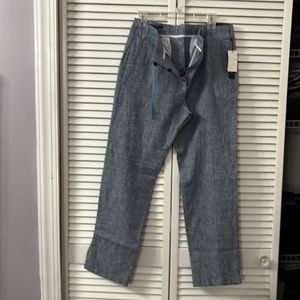 Men linen blend light weight new with tags pants